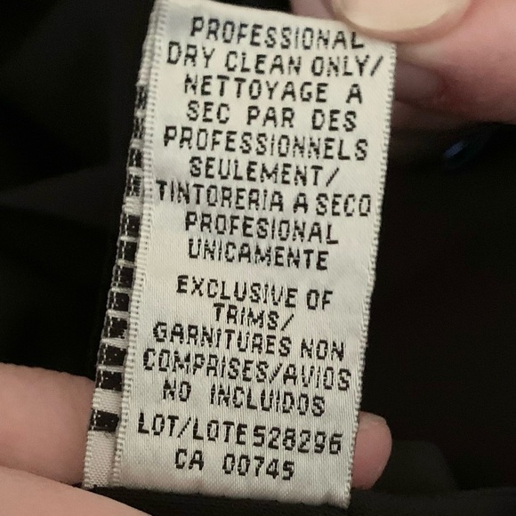 JS Collection Black Crepe Sweetheart Off The Shoulder Gown Size 8 - Picture 11 of 11